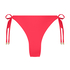 Högt Skuren Bikiniunderdel Doha, röd