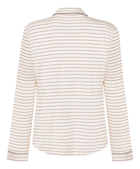 Långärmad jerseyjacka Essential, Vit