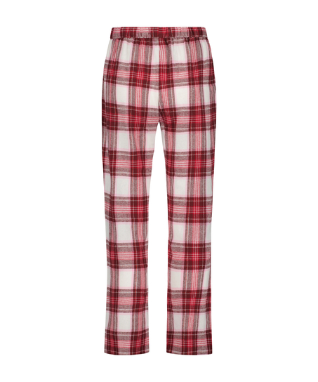 Tall Pyjamasbyxori flanell, Rosa