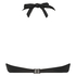 Formpressad push-up-bikinitopp Sunset Dream Storlek A - E, Svart