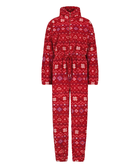 Onesie-fleece, R&ouml;d