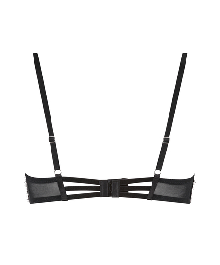 Formpressad maximiser-bh med bygel Arabella, Svart