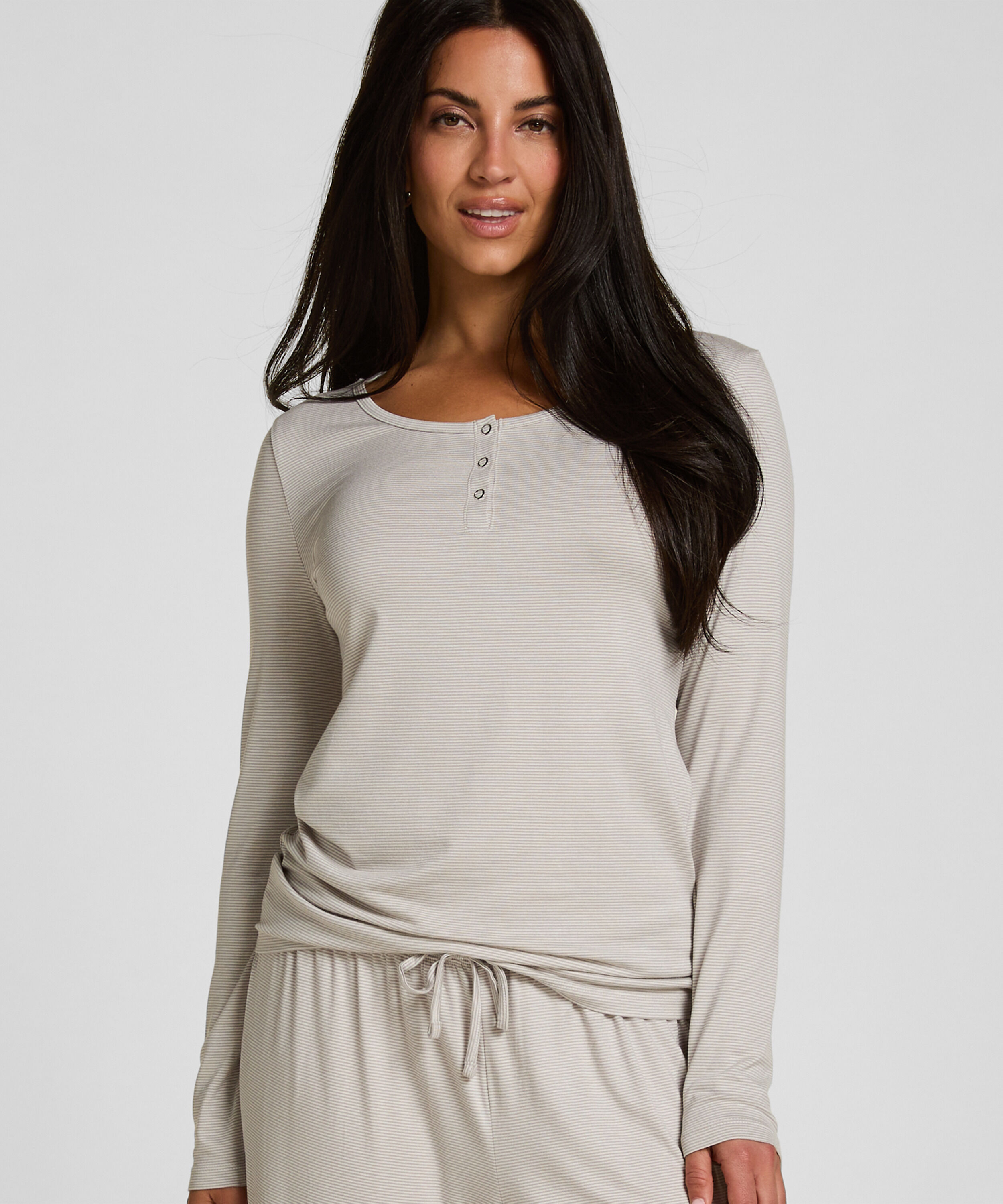 Pyjamas Topp Thin Stripe