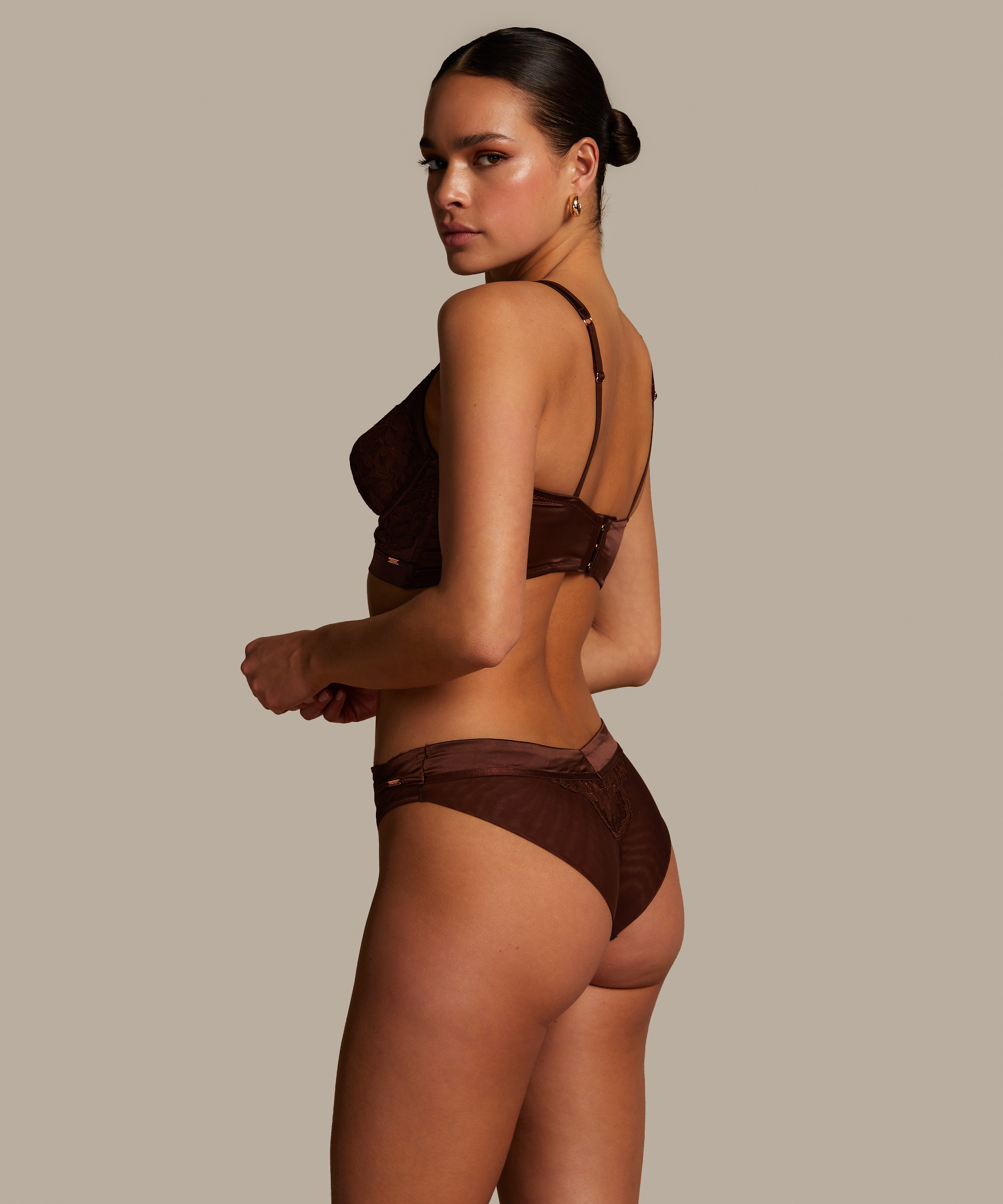 Brazilian-trosa Indigo, Brun, main