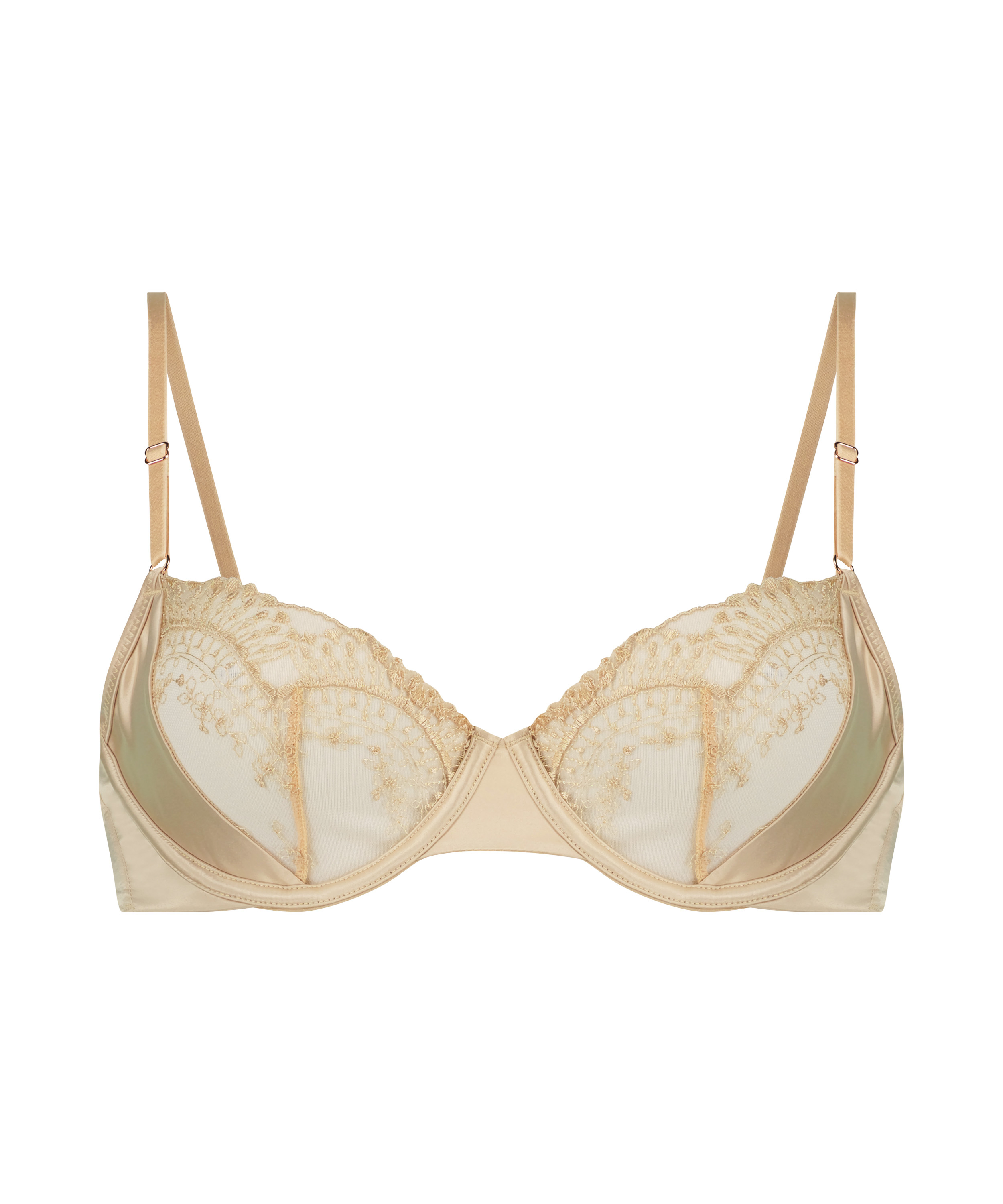 Icke-formpressad bygel-bh Stella, Gul, main