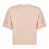 Pyjamastopp i uppruggad jersey, Beige