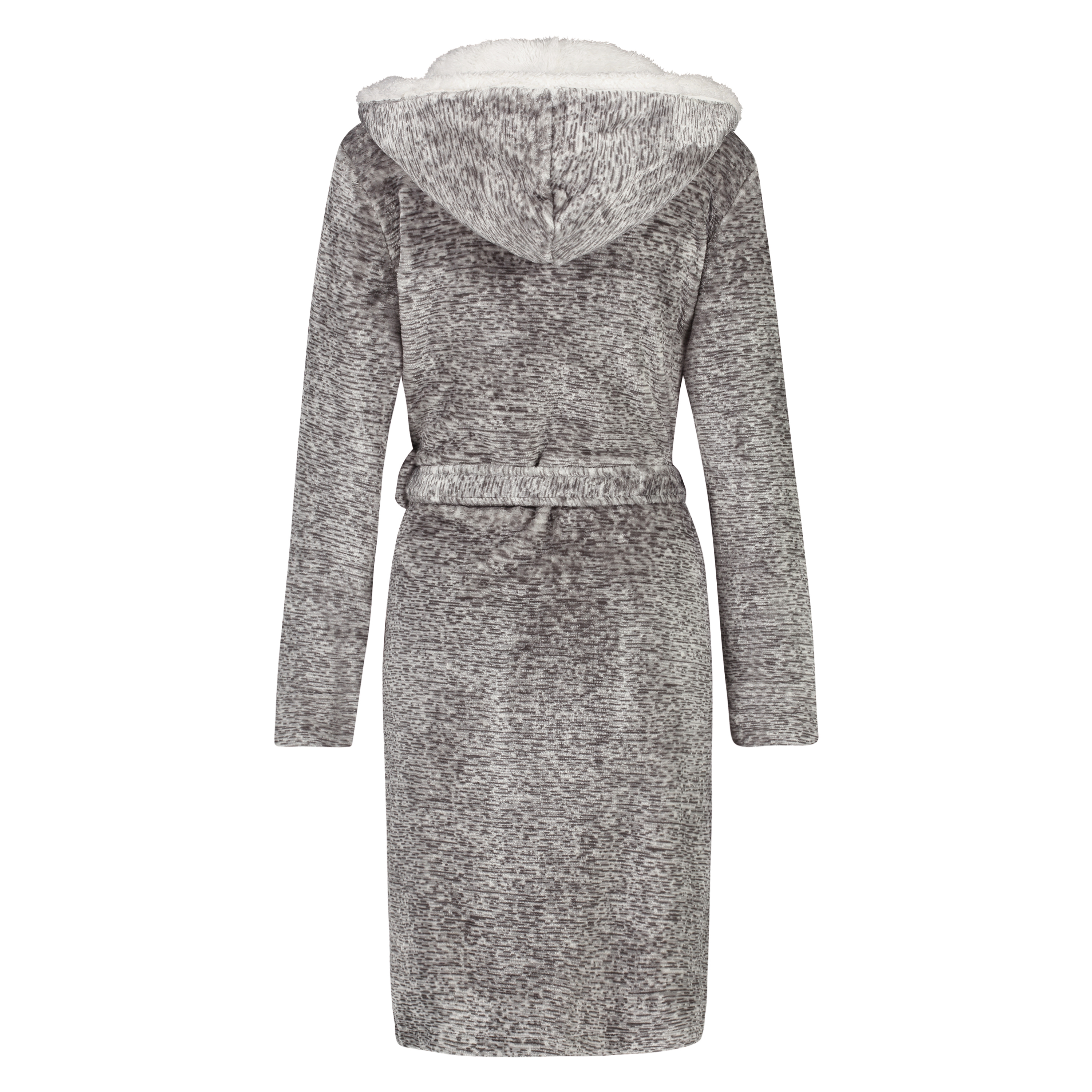 Morgonrock Fleece, Gr&aring;, main