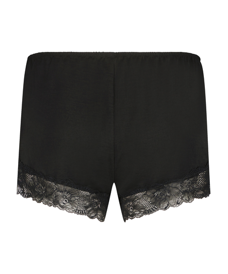 Satin Shorts, Svart