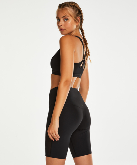 HKMX cykelshorts med hög midja, Svart