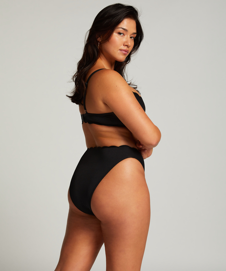 Rio Bikiniunderdel Scallop, Svart