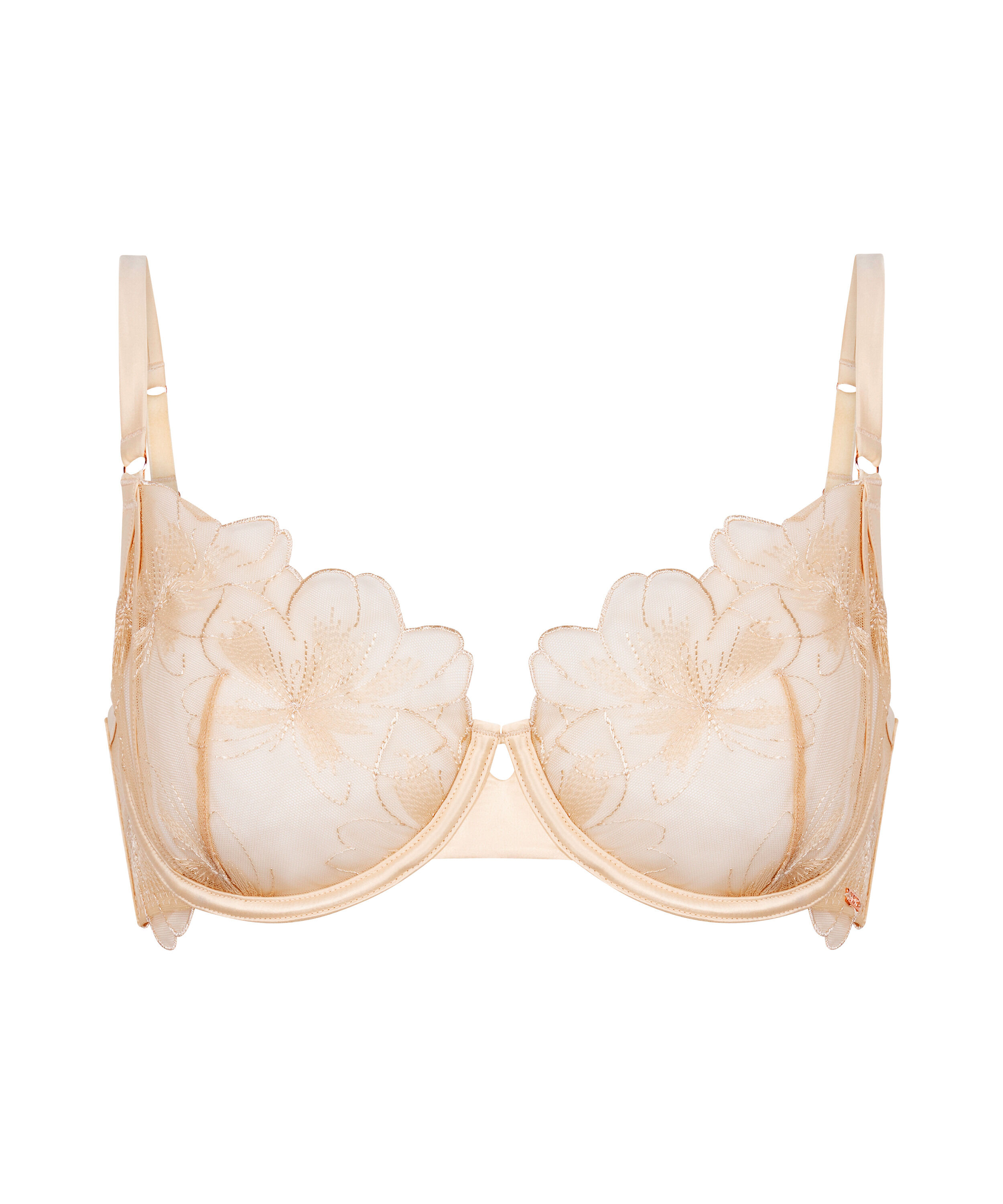 Icke formpressad bygel-bh Emilia, Gul