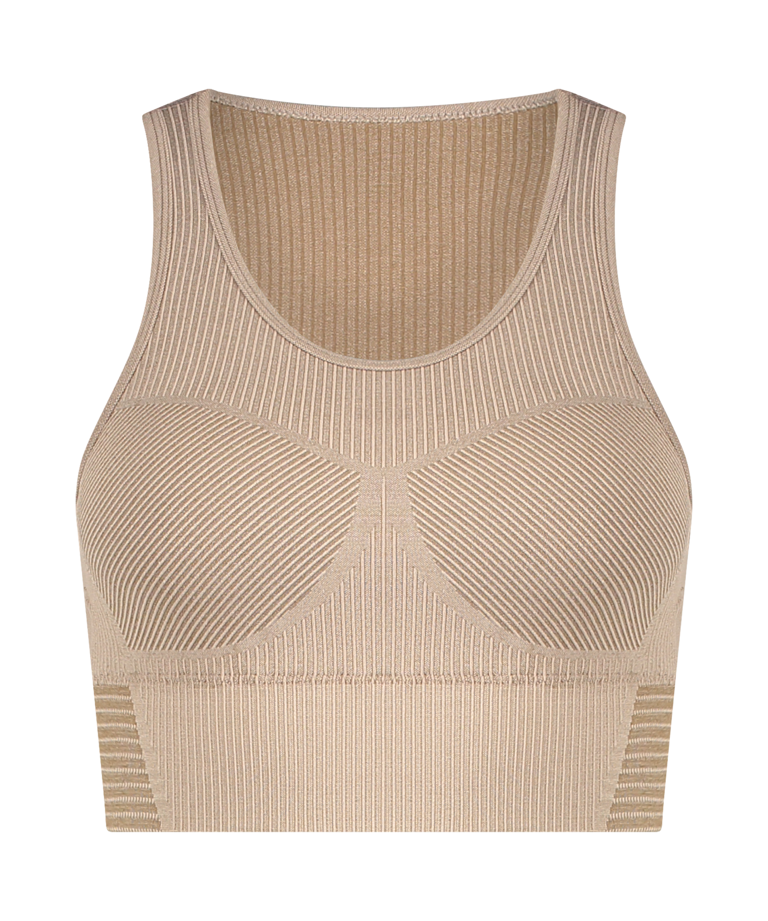 HKMX sömlös sport-bh, Grå, main