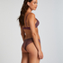 Brazilian-trosa Invisible Lace Back, Brun