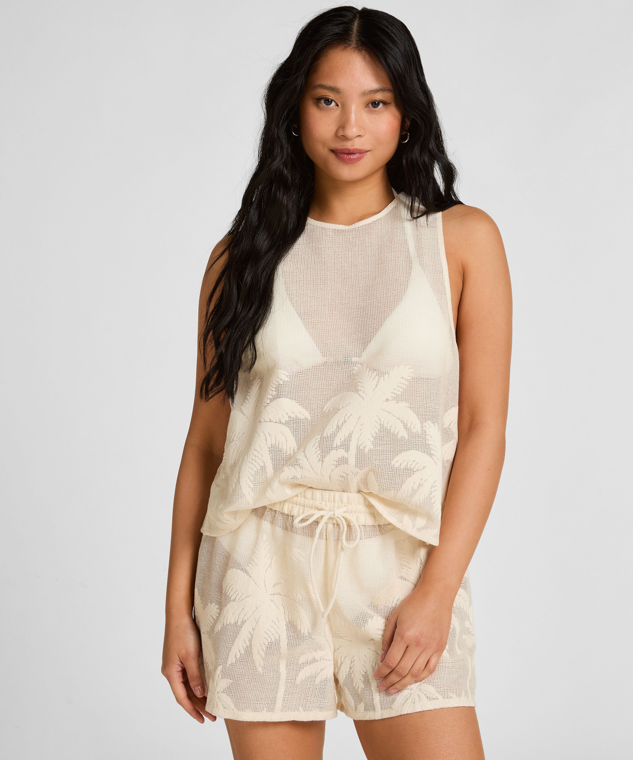 Beach Shorts Palm, Vit Beach Shorts Palm, Vit