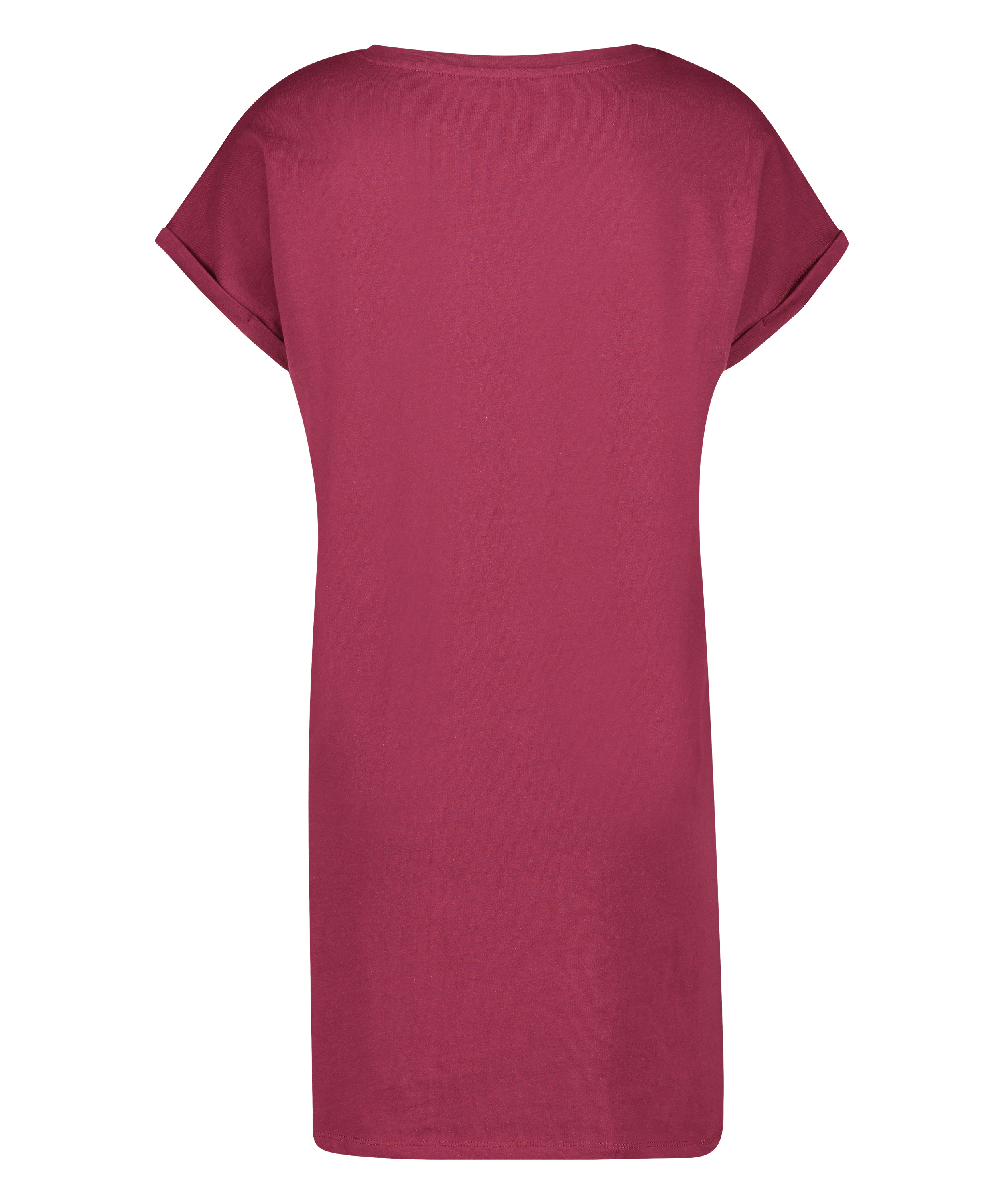 Nattlinne med rund halsringning, Röd, main