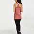 HKMX löst sittande tanktop, Rosa
