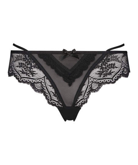 Anna brazilian-trosa, Svart