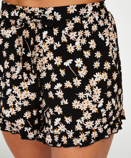 Kort pyjamas-set, Svart