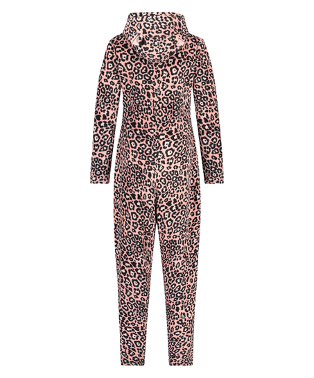 Leopard-onesie, Rosa