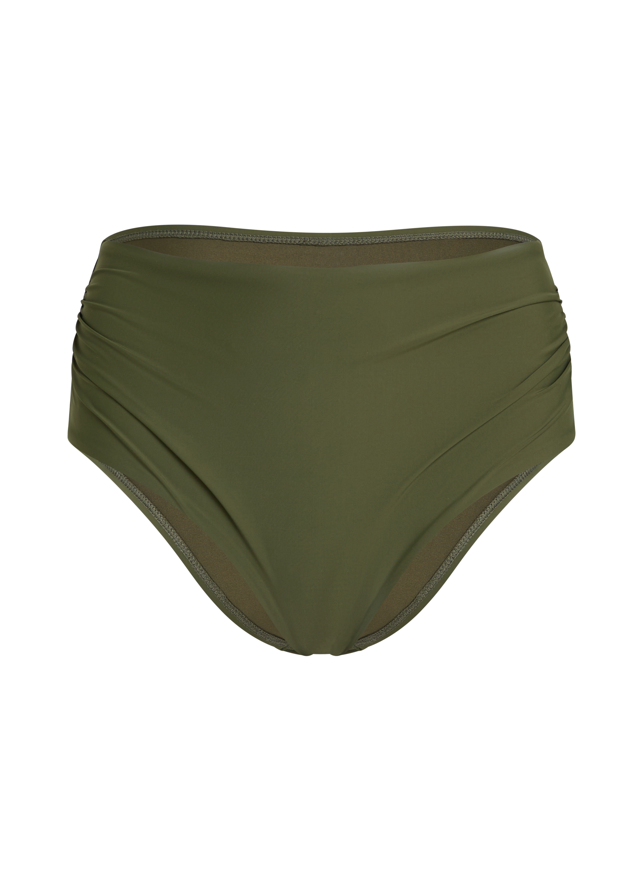 Högmidjade Cheeky Shaping Bikini Bottoms Luna, grön, main