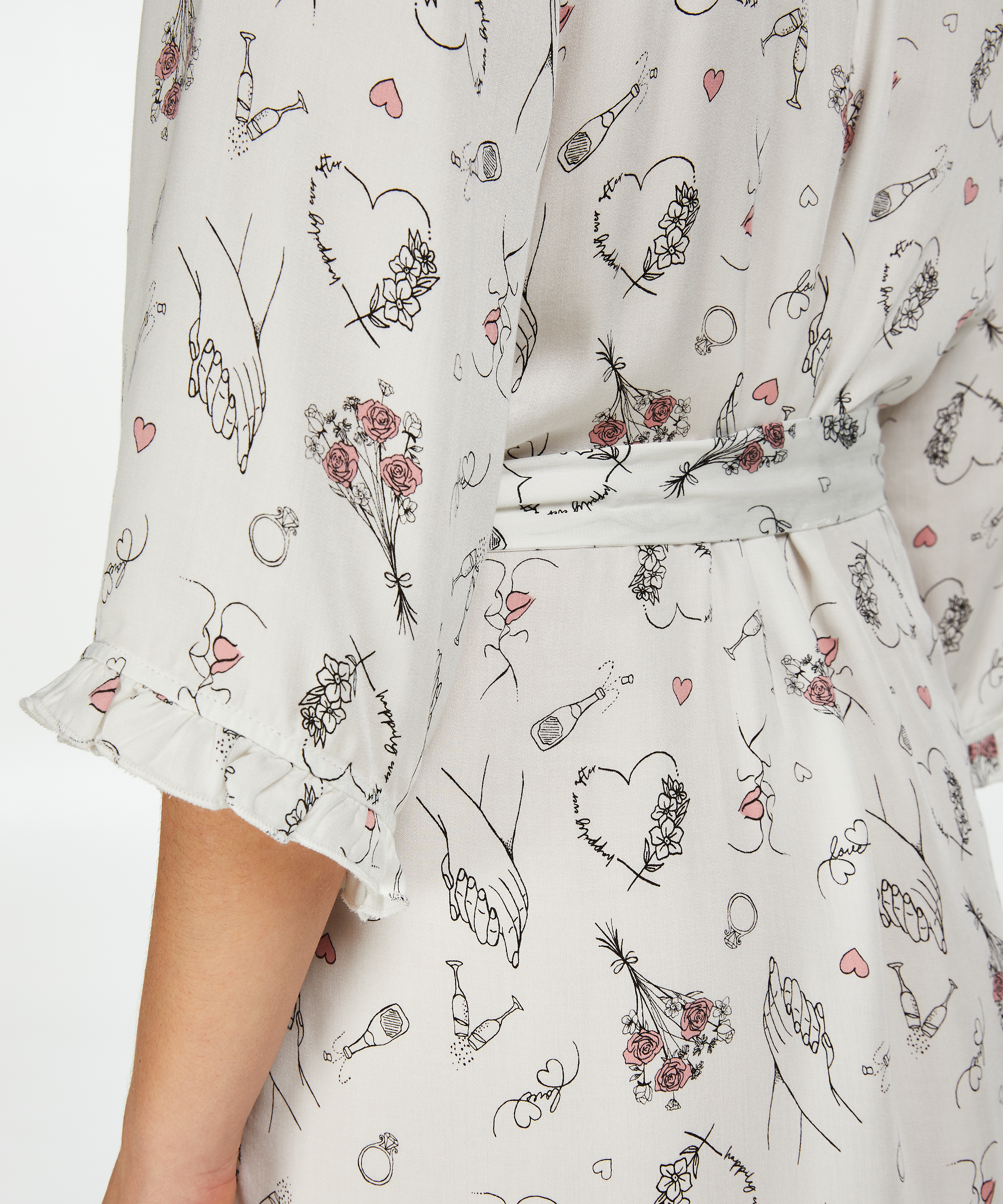 Kimono f&ouml;r bruden, Vit, main