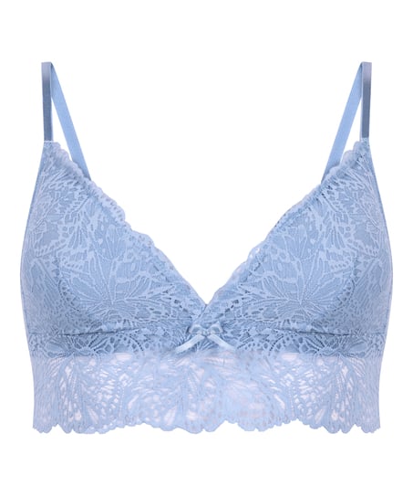 Triangel-bralette Posie, Blå