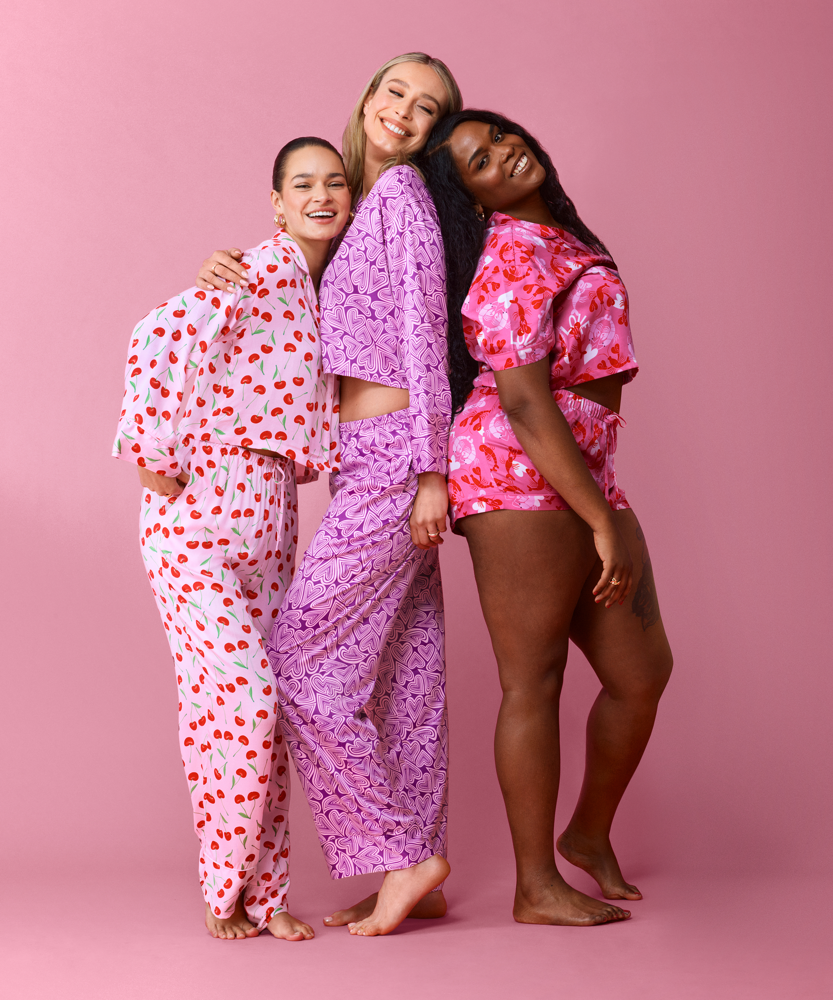 Satin-byxor, Lila, main