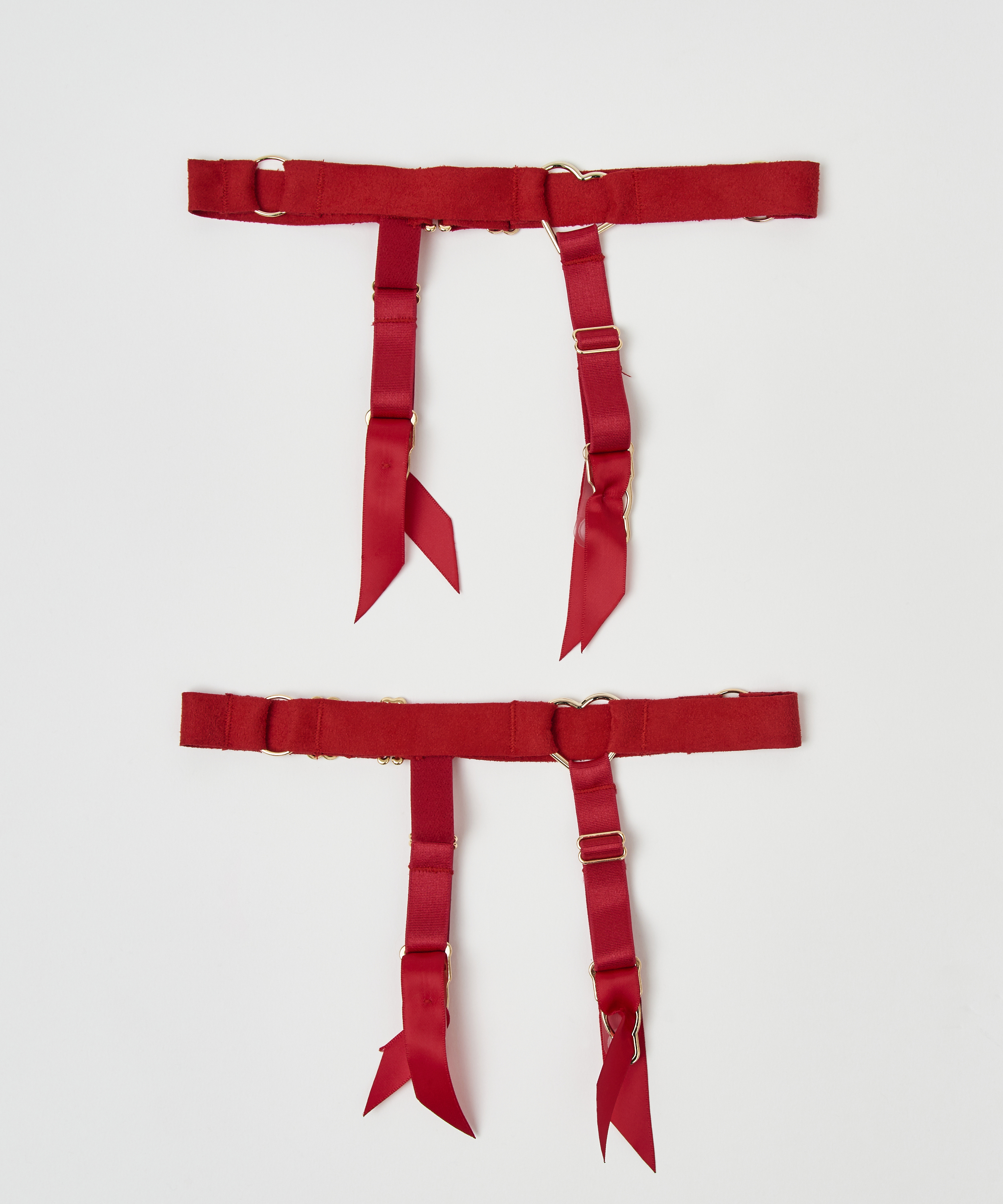 Strumpebandshandklovar från vår Private-kollektion, Röd, main