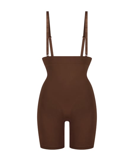 Sömlös förbättrande lårformare, Brun