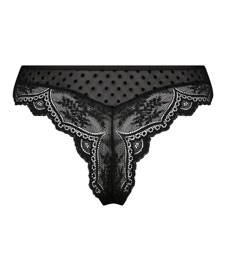 Tonia brazilian-trosa, Svart