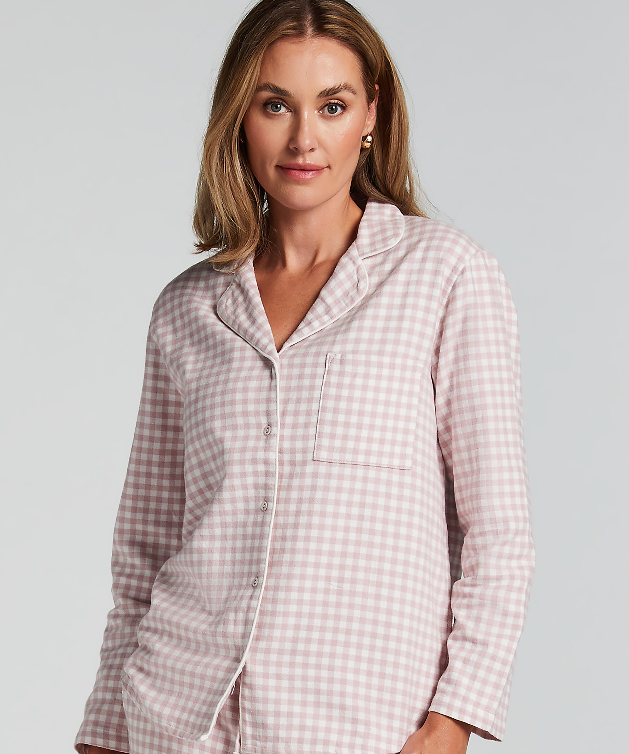 Pyjamastopp Flanel Essentials, Lila, main