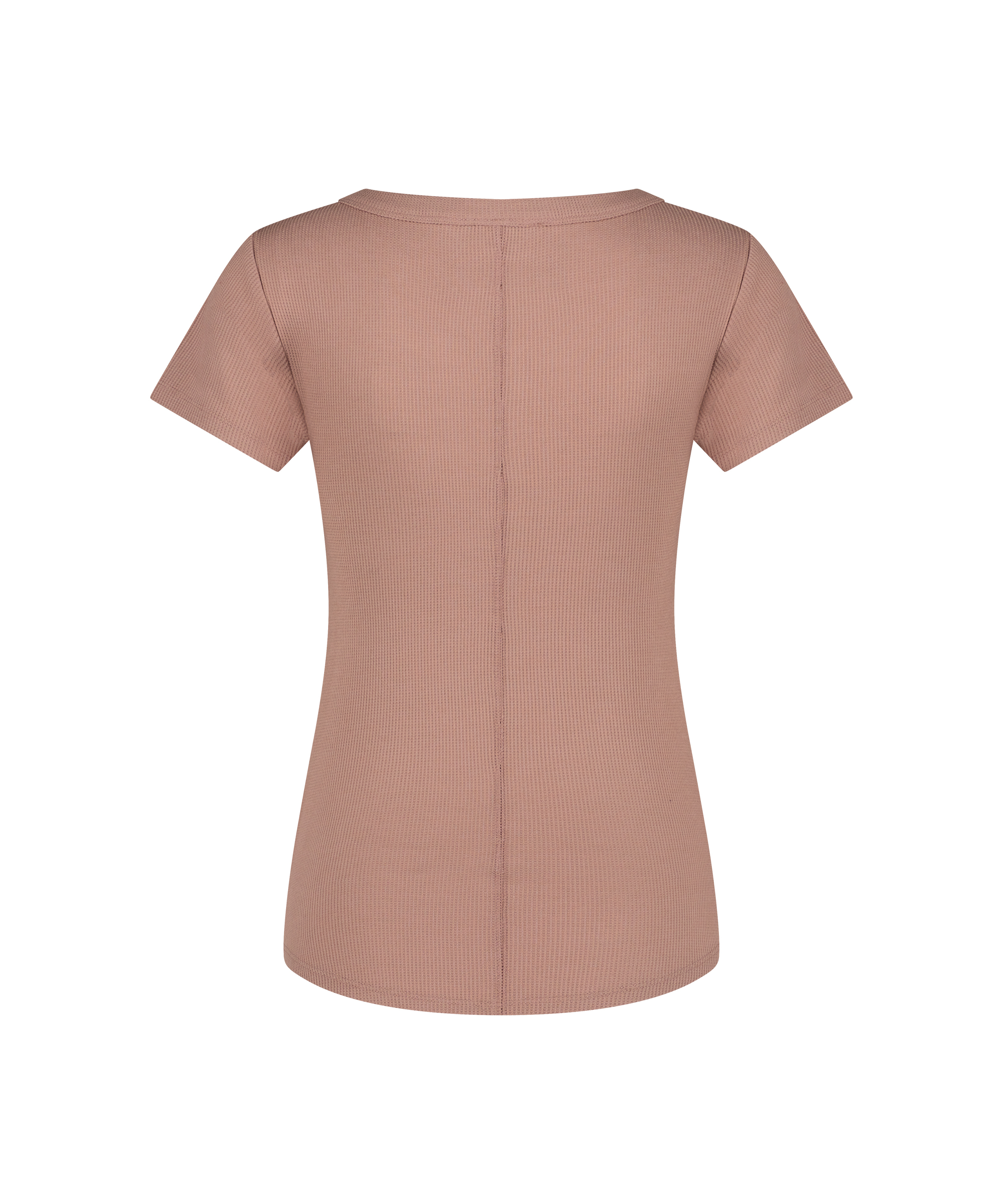 Pyjamastopp Henley, Brun, main