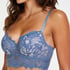 Formpressad longline bygel-bh Shiloh, Blå