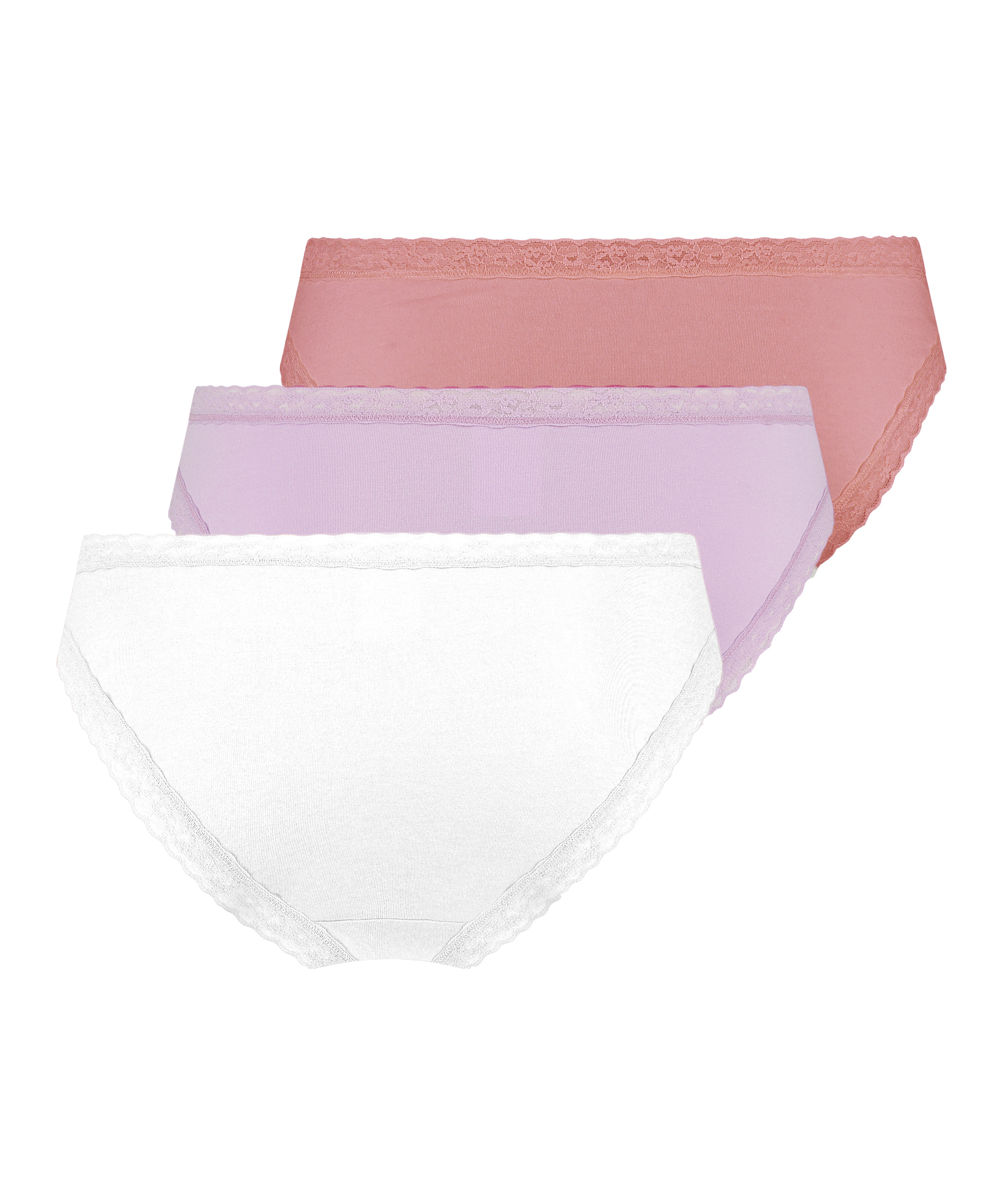 3-pack trosor klassiska, Vit, main