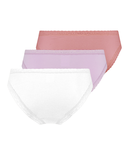 3-pack trosor klassiska, Vit