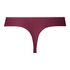 Invisible thong Stripe mesh, röd