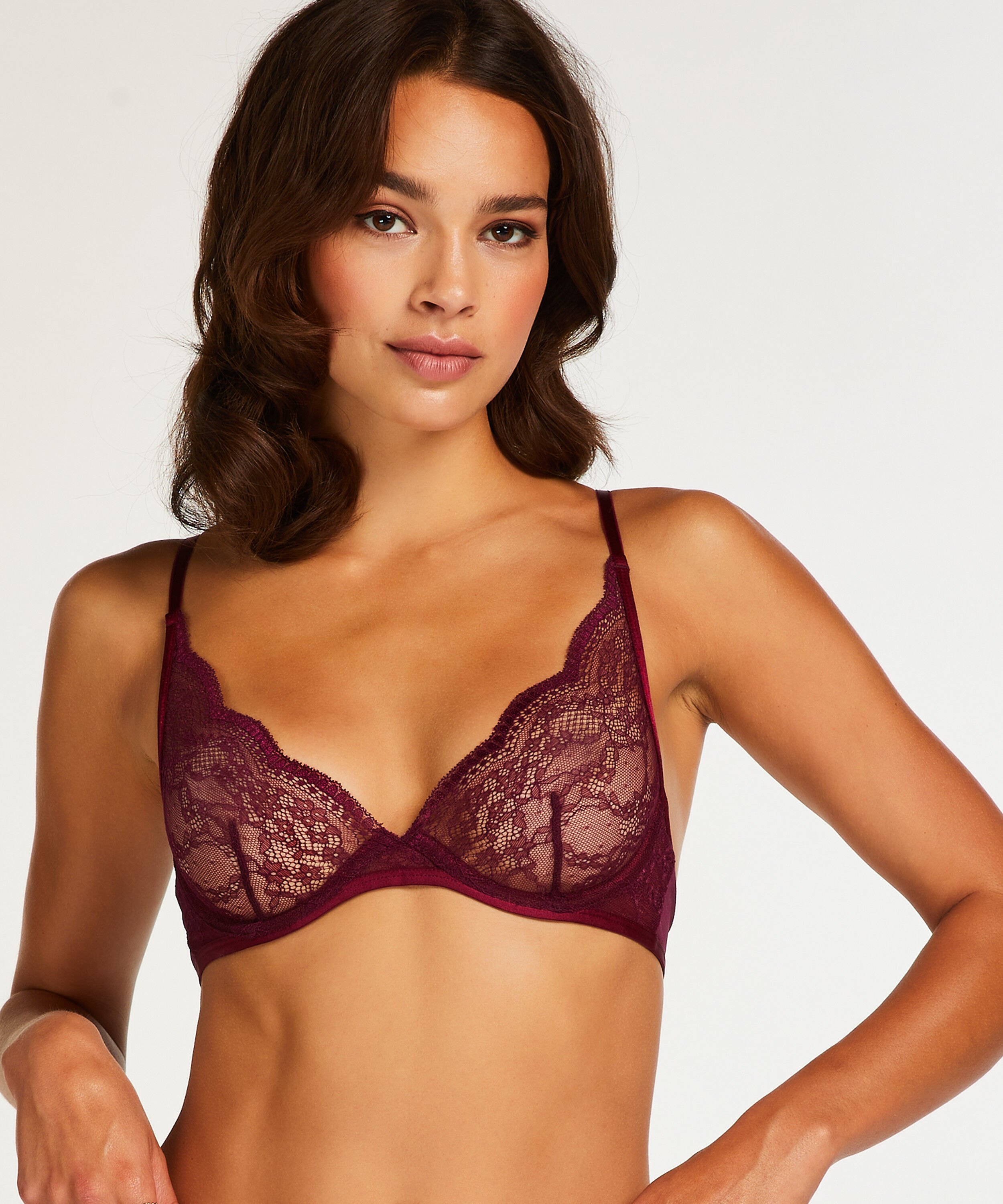 Icke formpressad bygel-bh Isabelle, Lila