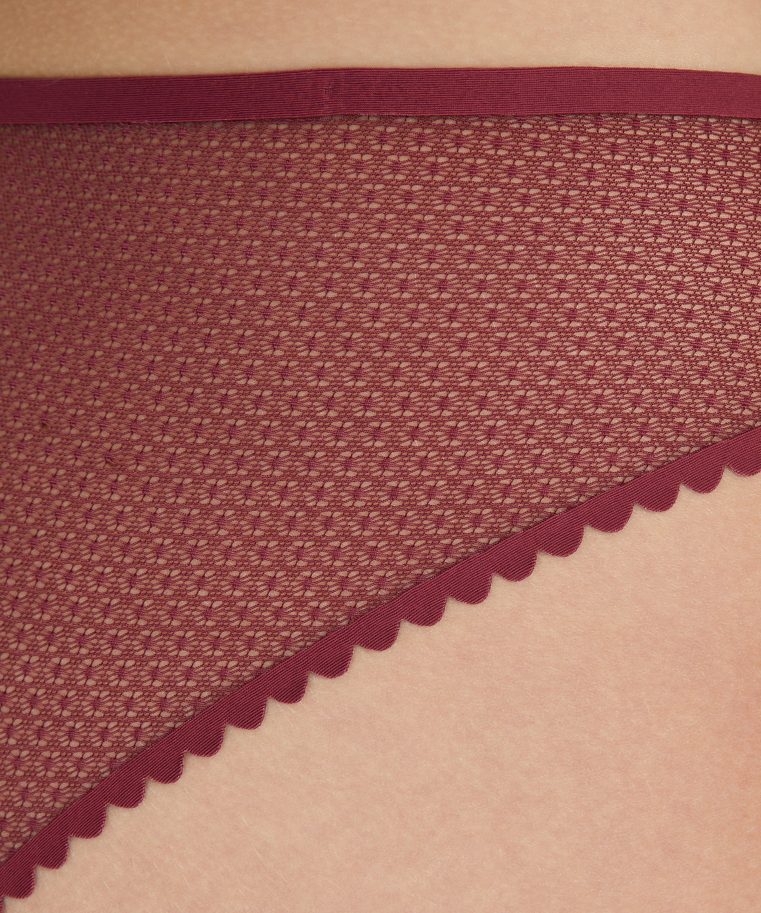 Osynlig brazilian-trosa, röd, main