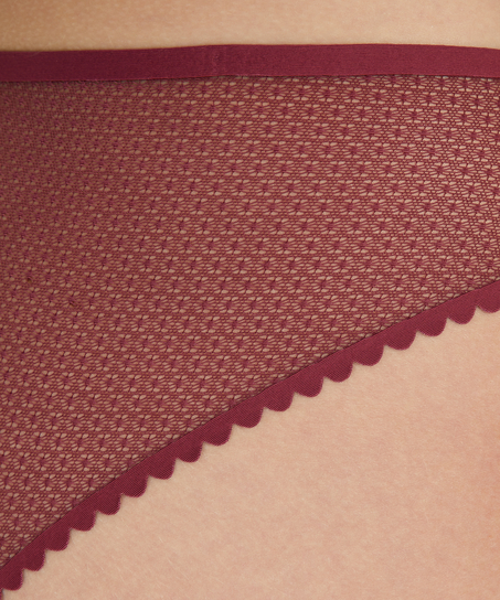 Osynlig brazilian-trosa, röd