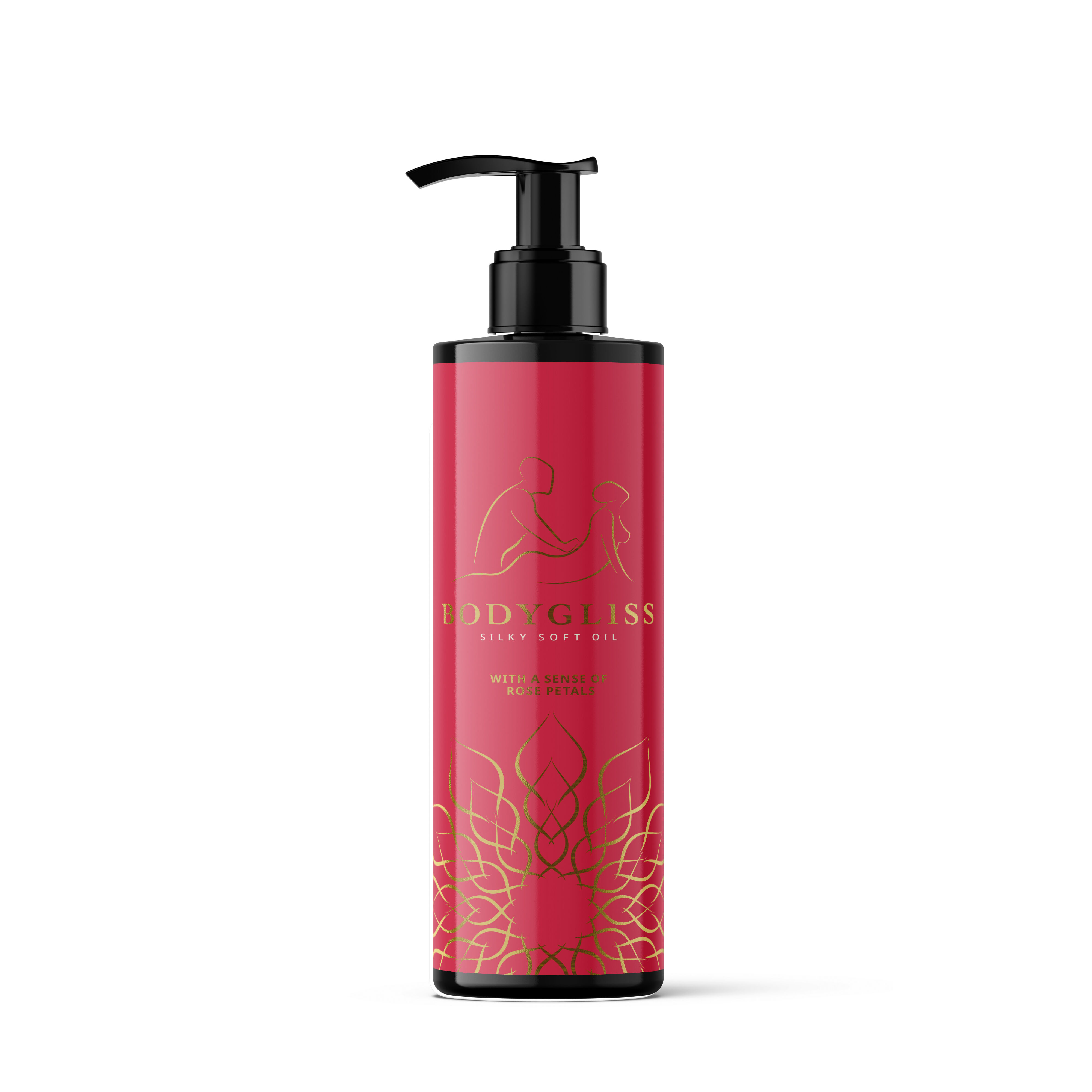 BodyGliss - Massageolja Rosenblad 15 ml, Röd