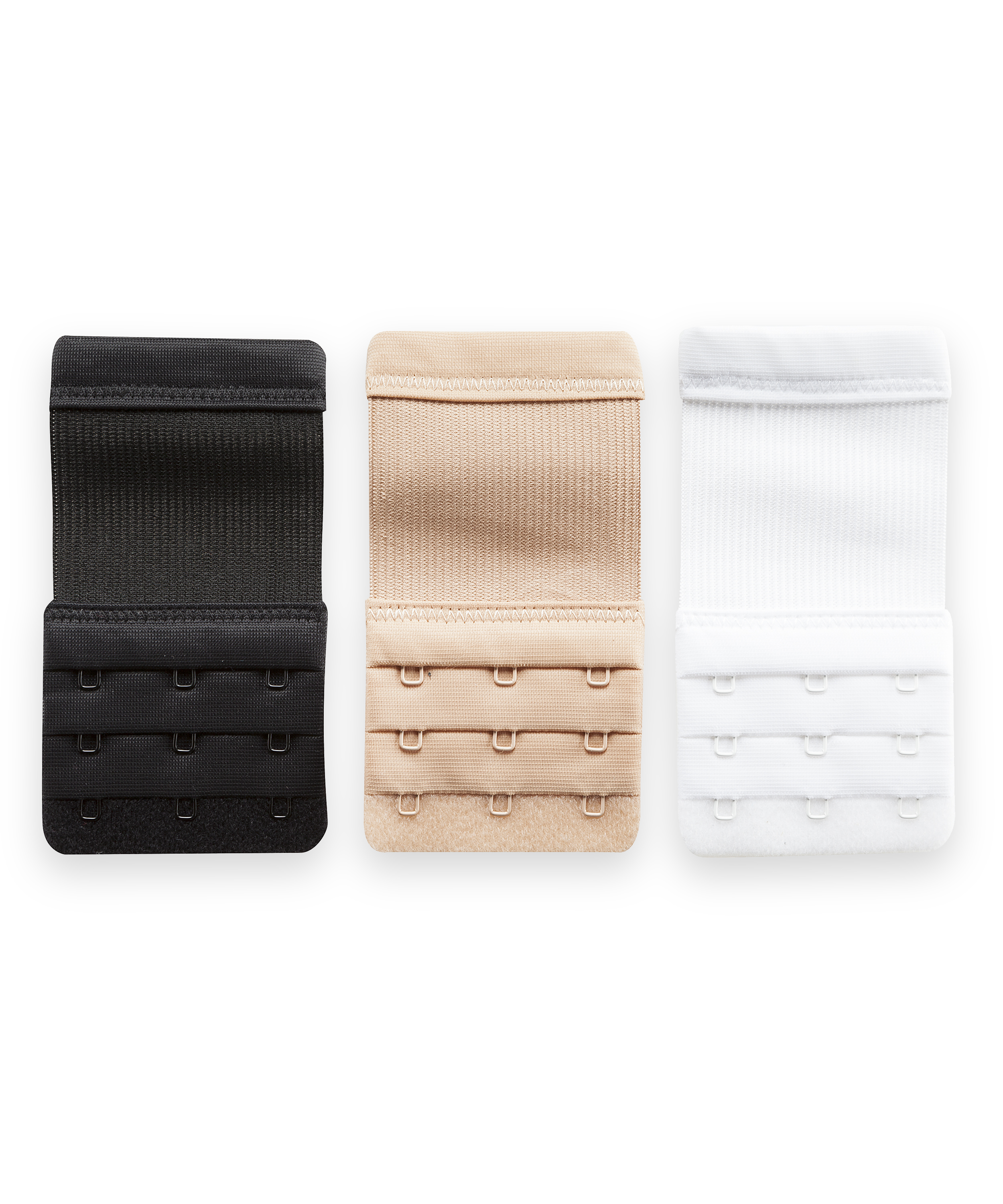 3-pack bh-förlängare, Vit, main