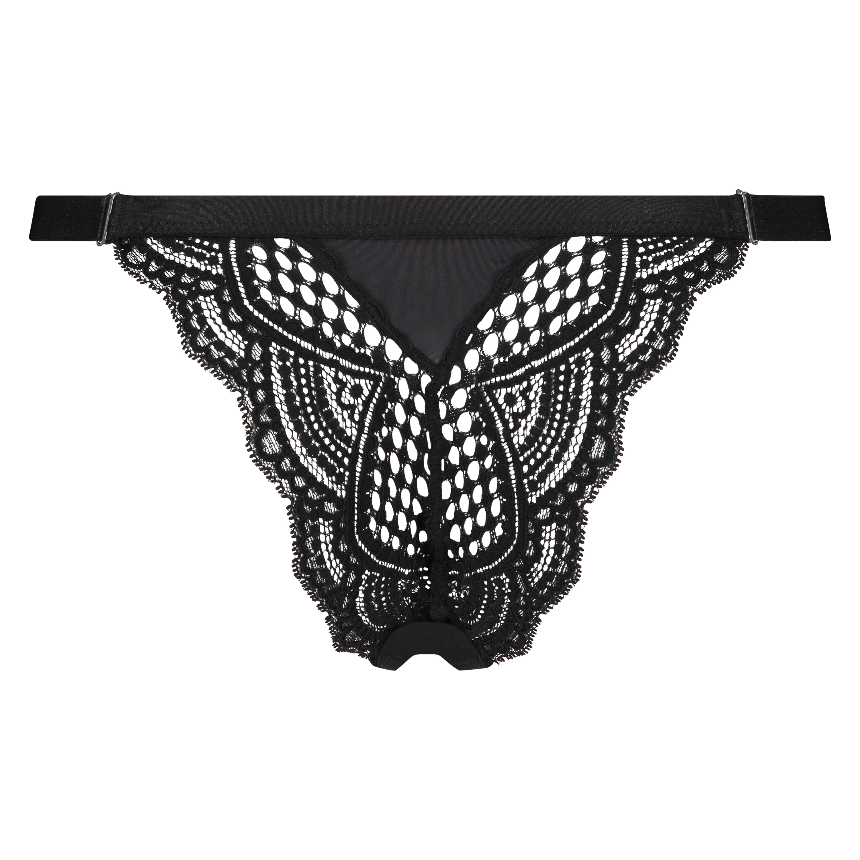 Tanga-stringtrosa Duckie, Svart, main