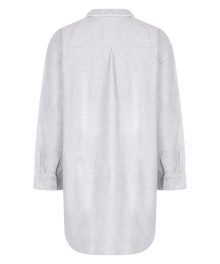 Nattlinne Flanel, Grå