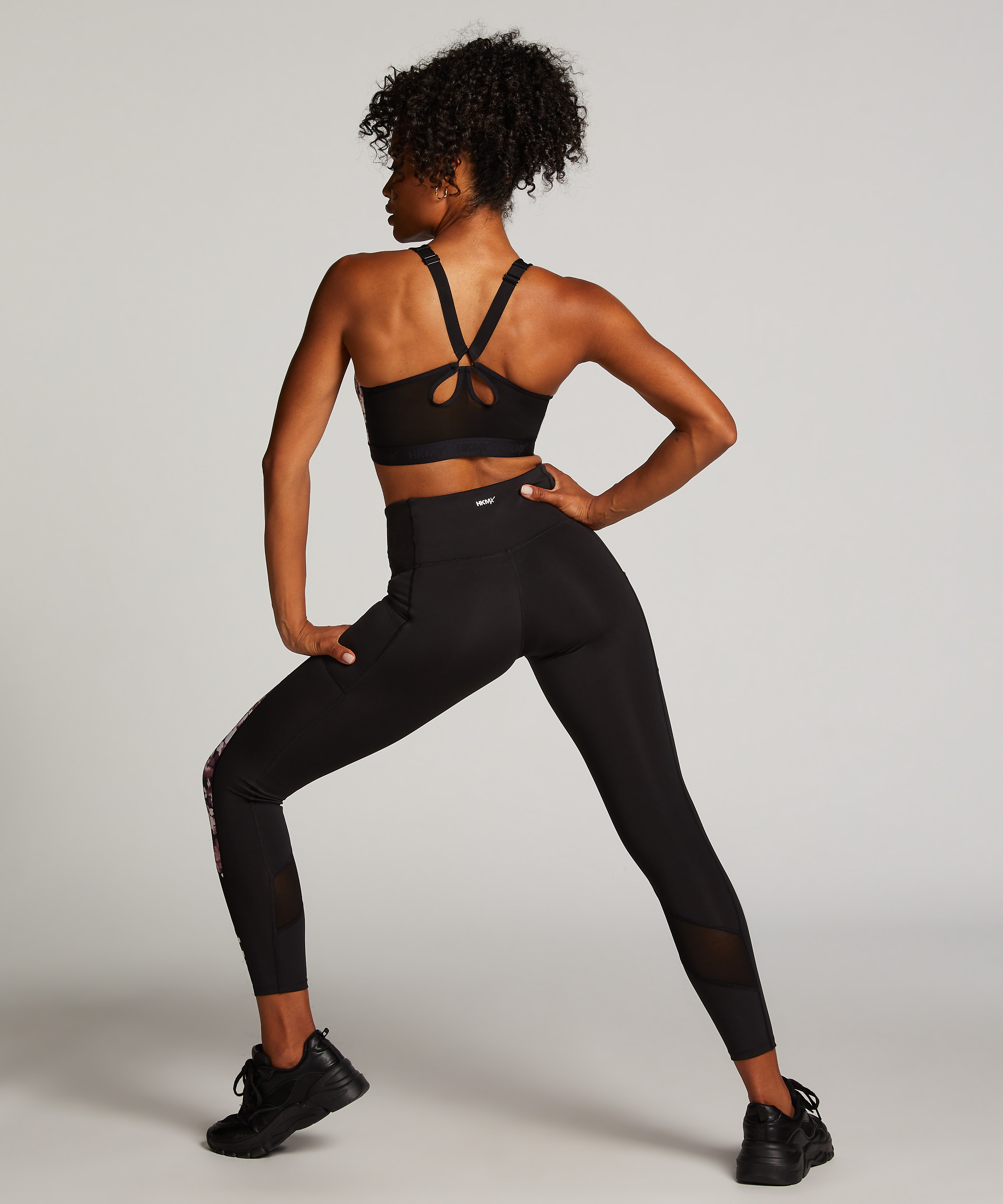 HKMX Oh My Squat sportleggings med hög midja, Rosa, main