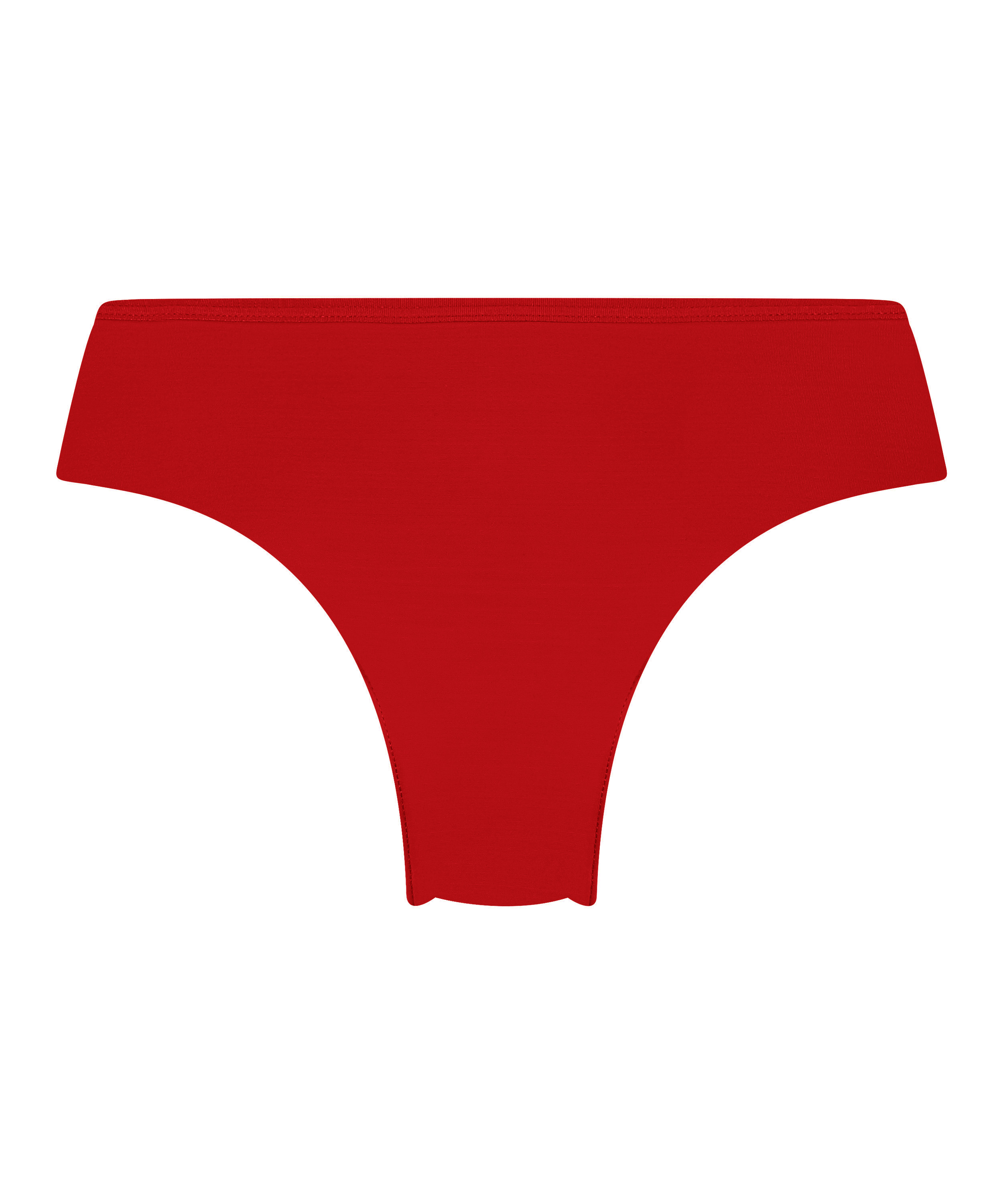 Brazilian-trosa Invisible Lace Back, Röd, main