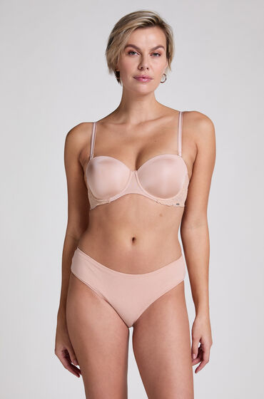 Hunkemöller Bomull Kira Brazilian-Trosa Beige — produktbild