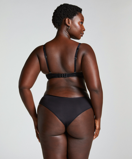 Formpressad push-up-bh med bygel Angie, Svart