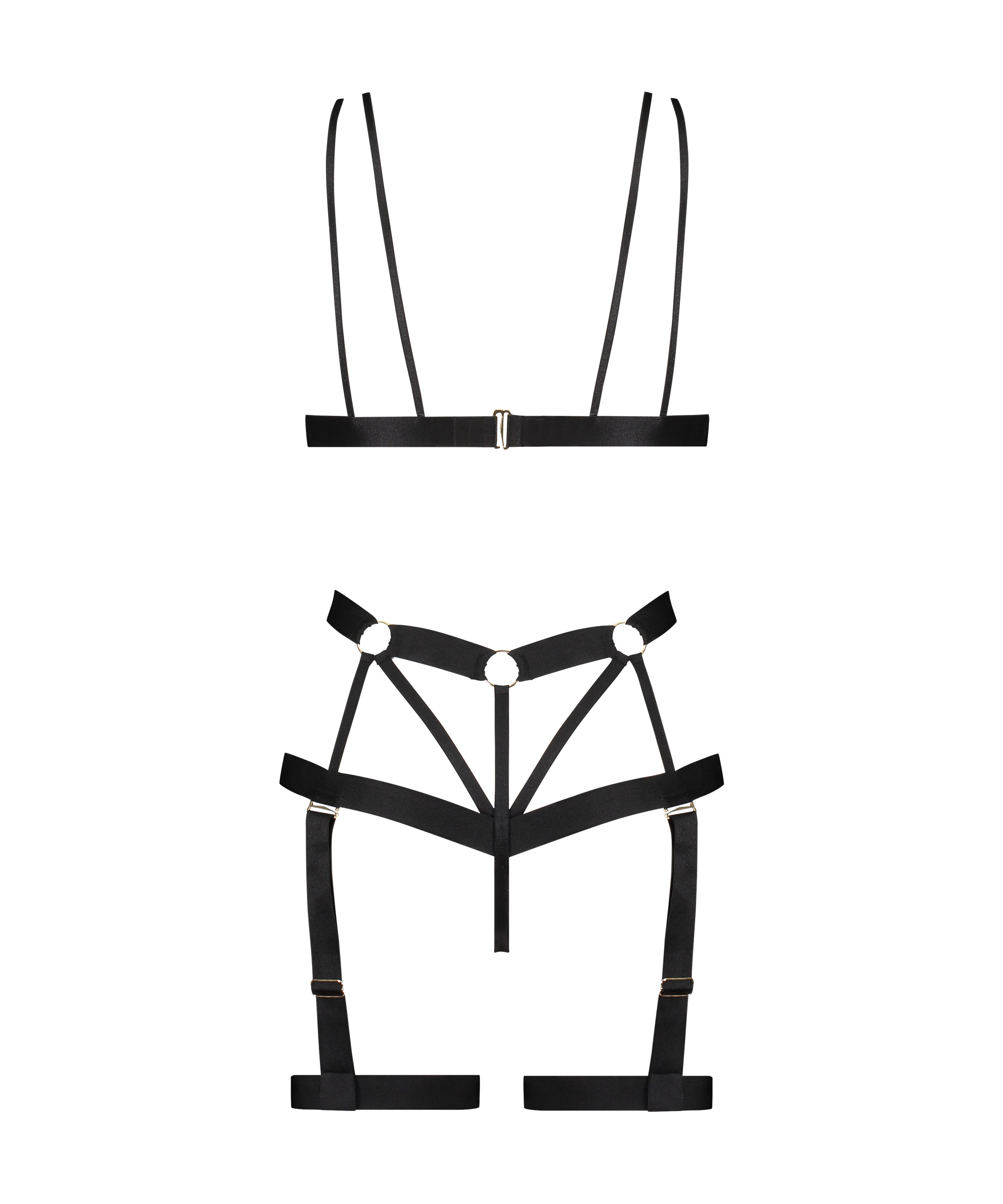 Private Body med &ouml;ppen gren Hedonist, Svart, main