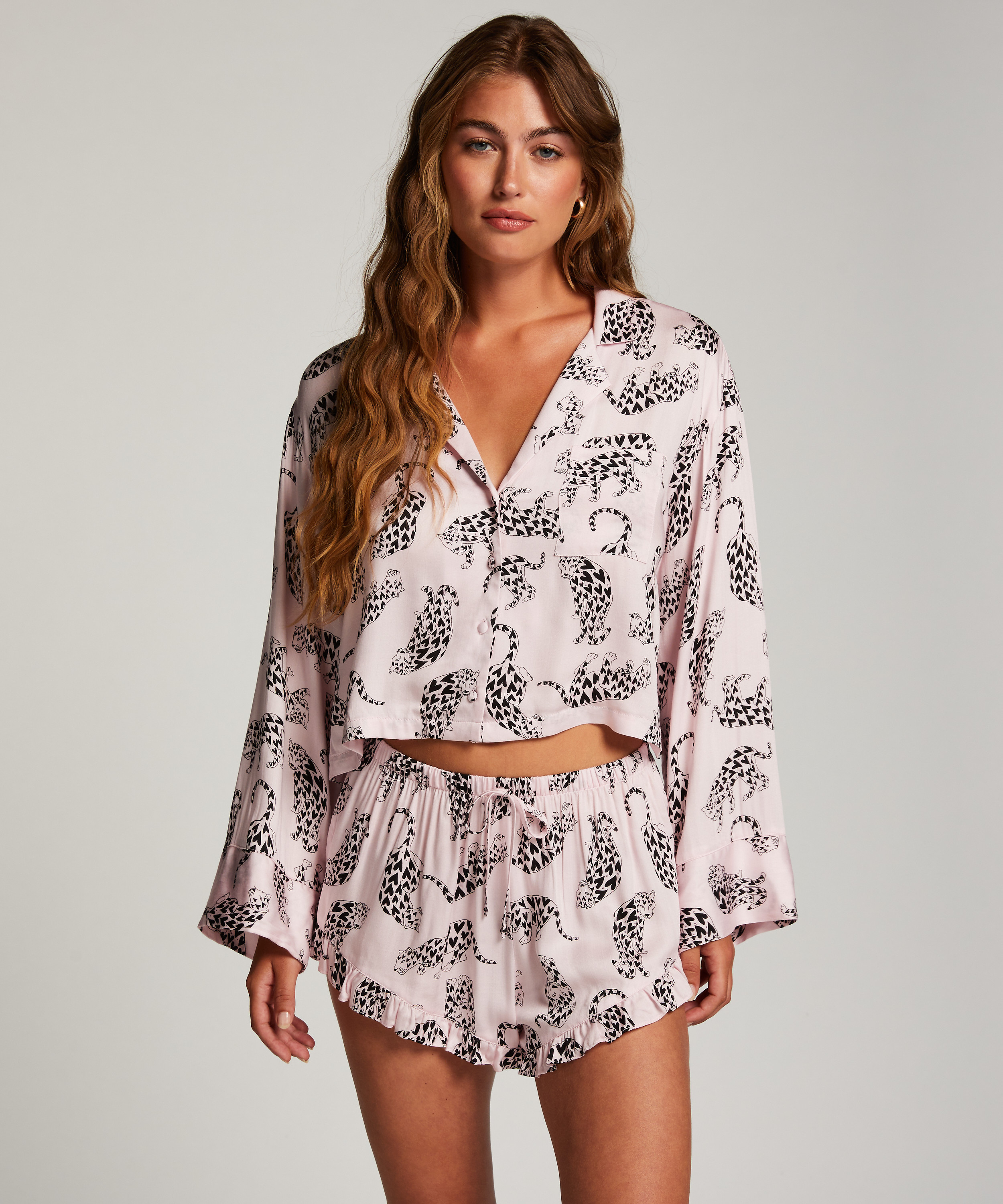 Pyjamasshorts, Rosa, main