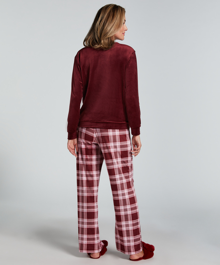 Pyjamasset Velours, Lila